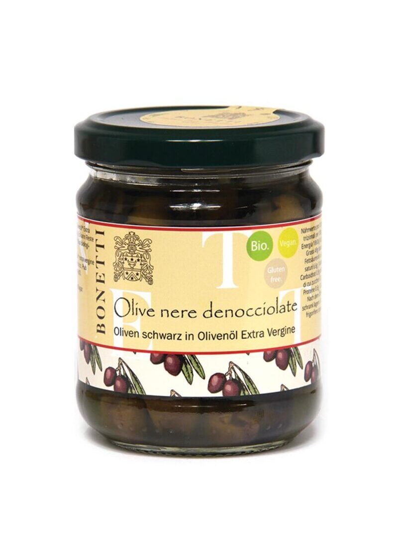 EU-Bio Olive nere denocciolate - Oliven schwarz